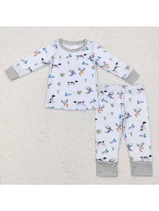 Boys Deer & Duck PJ Set